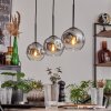 Ripoll pendant light chrome, clear, 3-light sources