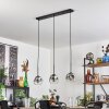 Ripoll pendant light clear, Smoke-coloured, 3-light sources