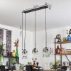 Ripoll pendant light clear, Smoke-coloured, 3-light sources