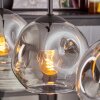 Ripoll pendant light clear, Smoke-coloured, 3-light sources