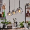 Ripoll pendant light clear, Smoke-coloured, 3-light sources