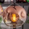 Ripoll pendant light clear, coppery, 3-light sources