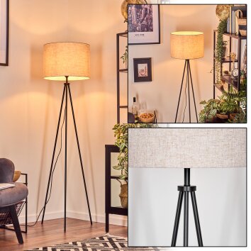 Bassagoda floor lamp black, 1-light source