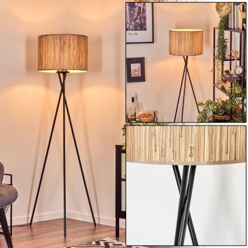 Bongal floor lamp black, 1-light source