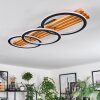 Pompu ceiling light LED Ecru, black, 1-light source