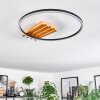 Pompu ceiling light LED Ecru, black, 1-light source