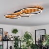 Pompu ceiling light LED Ecru, black, 1-light source