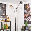 Gastor floor lamp Amber, clear, Smoke-coloured, 3-light sources