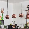 Koyoto pendant light coppery, 3-light sources