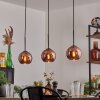 Koyoto pendant light coppery, 3-light sources