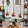 Koyoto pendant light coppery, 3-light sources