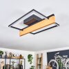 Pompu ceiling light LED Ecru, black, 1-light source