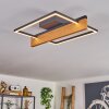 Pompu ceiling light LED Ecru, black, 1-light source