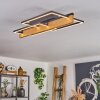 Pompu ceiling light LED Ecru, black, 1-light source