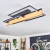 Pompu ceiling light LED Ecru, black, 1-light source