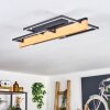 Pompu ceiling light LED Ecru, black, 1-light source