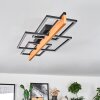 Pompu ceiling light LED Ecru, black, 1-light source