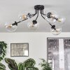 Gastor ceiling light 74 cm clear, 6-light sources