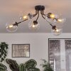 Gastor ceiling light 74 cm clear, 6-light sources