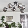 Gastor ceiling light 74 cm Smoke-coloured, 6-light sources