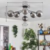 Gastor ceiling light 74 cm Smoke-coloured, 6-light sources