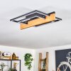 Pompu ceiling light LED Ecru, black, 1-light source