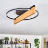 Pompu ceiling light LED Ecru, black, 1-light source