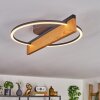 Pompu ceiling light LED Ecru, black, 1-light source