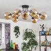 Gastor ceiling light 83 cm Amber, 10-light sources