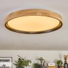 Melstad ceiling light LED Ecru, black, white, 1-light source