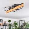 Pompu ceiling light LED Ecru, black, 1-light source