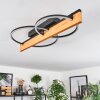 Pompu ceiling light LED Ecru, black, 1-light source