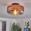 Boza ceiling light clear, coppery, 1-light source