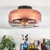 Boza ceiling light clear, coppery, 1-light source