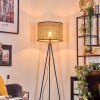 Ramila floor lamp Ecru, black, 1-light source