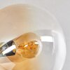 Gastor ceiling light Amber, clear, 12-light sources