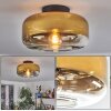 Boza ceiling light gold, clear, 1-light source