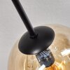 Gastor ceiling light 91 cm Amber, 12-light sources