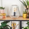 Telhais table lamp, Reading light black, transparent, clear, 1-light source