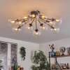 Gastor ceiling light 91 cm clear, 12-light sources