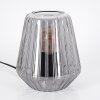 Telhais table lamp, Reading light smoke coloured, black, 1-light source