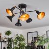 Vouzy ceiling light black, 6-light sources