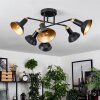 Vouzy ceiling light black, 6-light sources