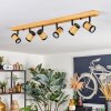 Martim ceiling light Ecru, black, 6-light sources