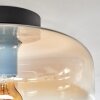 Boza ceiling light Amber, clear, 1-light source