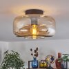 Boza ceiling light Amber, 1-light source