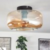 Boza ceiling light Amber, 1-light source