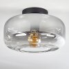 Boza ceiling light clear, Smoke-coloured, 1-light source