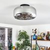 Boza ceiling light Smoke-coloured, 1-light source