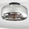 Boza ceiling light Smoke-coloured, 1-light source